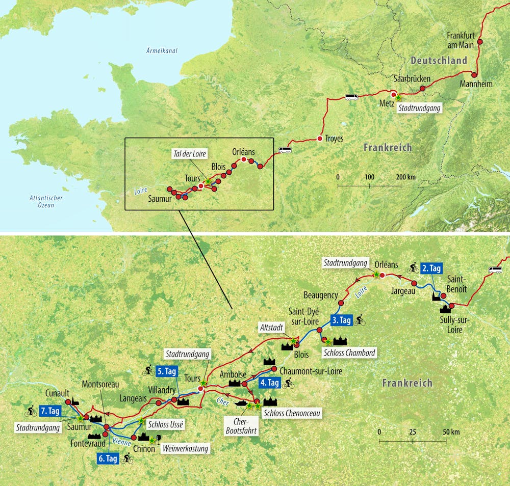 Reisekarte – © Eberhardt TRAVEL