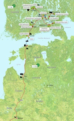 Reisekarte  Finnland entdecken - Rundreise mit Rollstuhl – © Eberhardt TRAVEL
