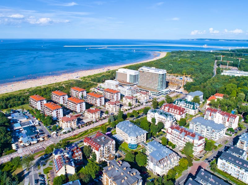 Vogelperspektive Hotel Avangard in Swinemünde – ©IdeaSpa