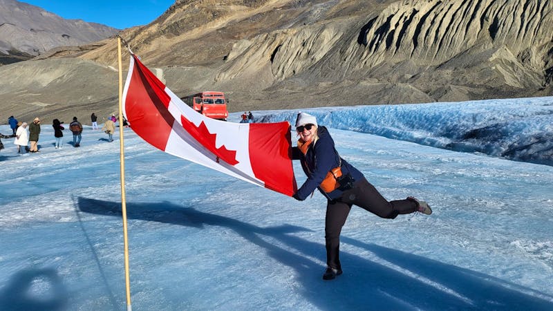 Auf dem Athabasca-Gletscher am Columbia Icefield - ©Franziska Bergmann - Eberhardt TRAVEL