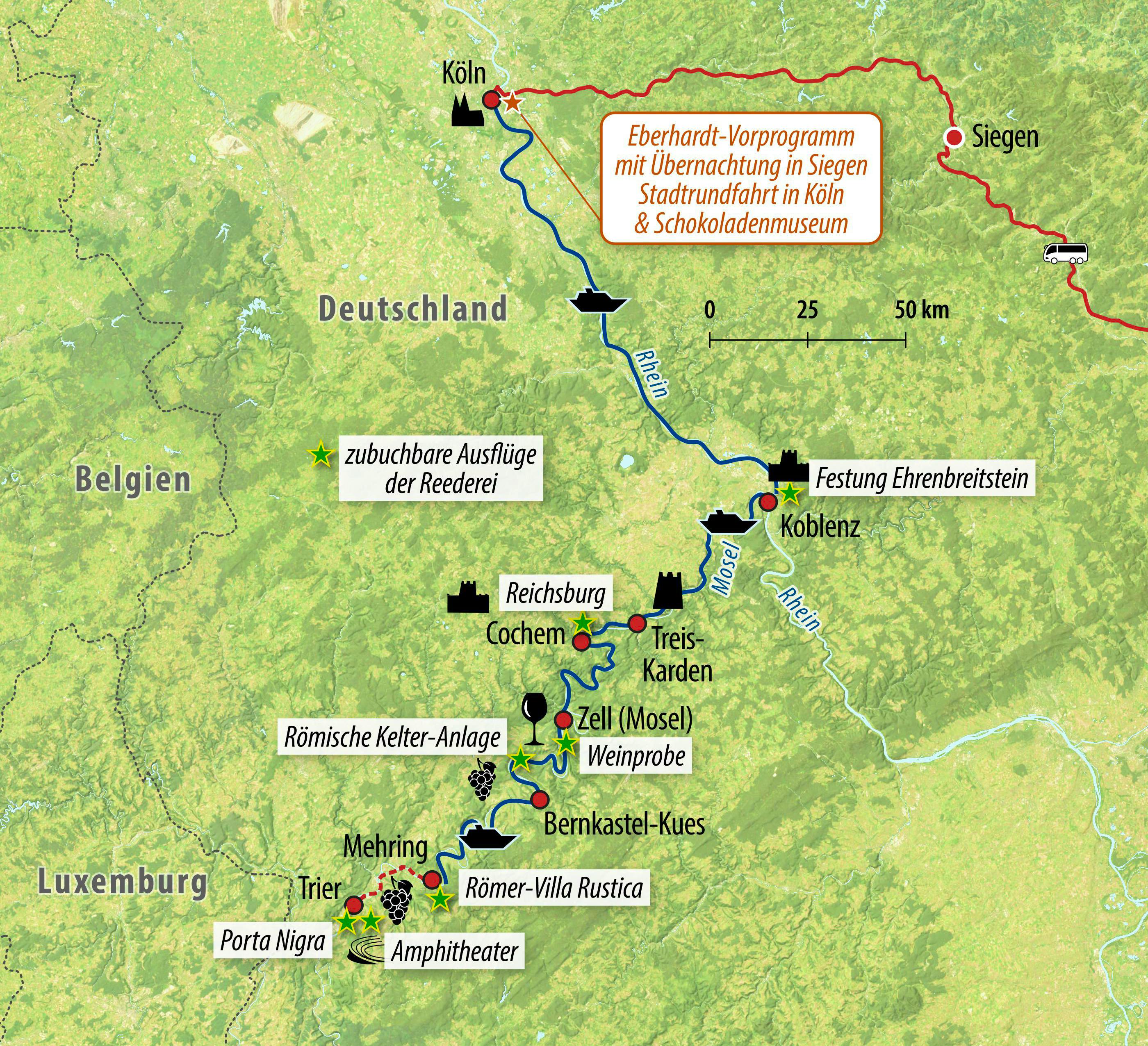  Flusskreuzfahrt Mosel-Romantik mit A-ROSA SILVA :: Saison 2026 Bildidee 