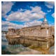 Concarneau in der Bretagne -  die befestigte Stadt und ihre Mauer – © Laurent Bousquet - stock.adobe.com