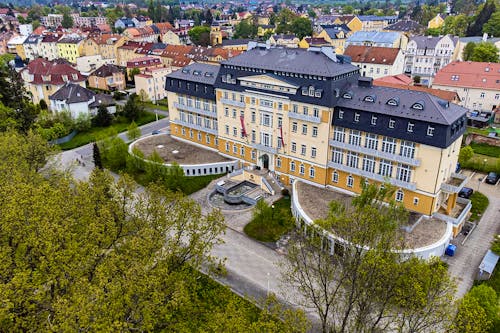 Franzensbad - Harvey Spa Hotel - Luftansicht &ndash; &copy; Harvey Spa Hotel Franzensbad