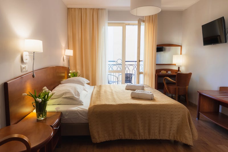 Zimmerbeispiel Doppelzimmer Komfort Villa Herkules – ©Villa Herkules