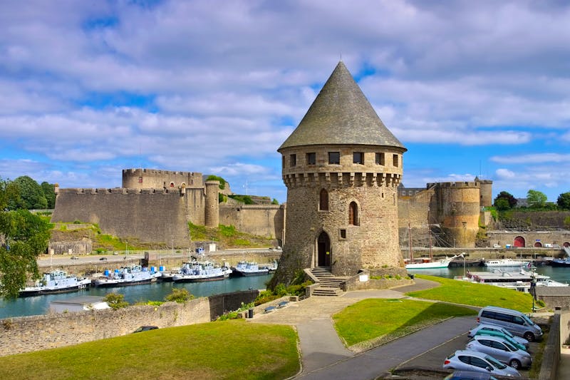 Brest in der Bretagne - Blick auf die Festung und den Tanguy-Turm - ©LianeM - stock.adobe.com