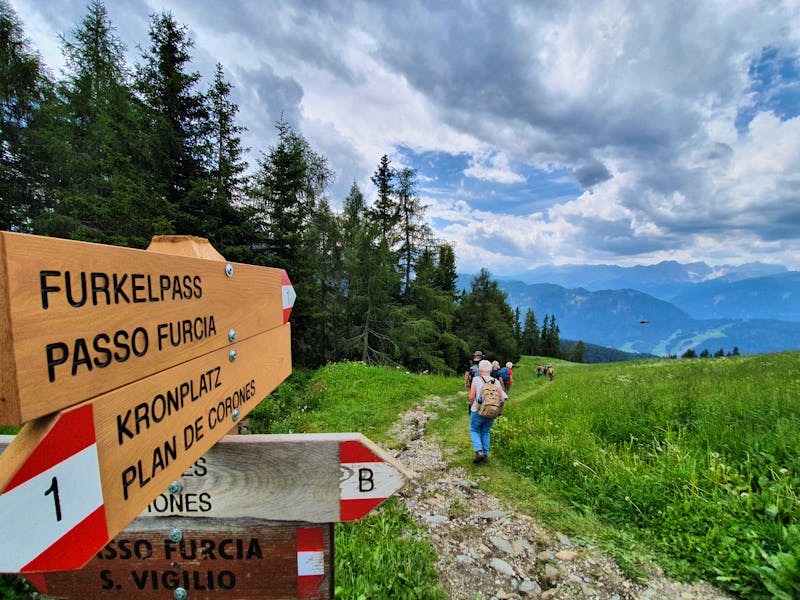 Abstieg vom Kronplatz - ©Ria Heilmann - Eberhardt TRAVEL