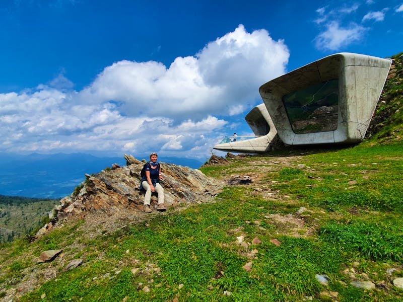Am Messner Mountain Museum Corones auf dem Kronplatz - ©Ria Heilmann - Eberhardt TRAVEL