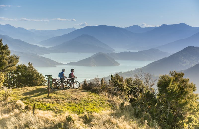 Radfahren in den Marlborough Sounds Neuseeland - ©Jet Productions NZ Ltd. / MarlboroughNZ / Tourism New Zealand