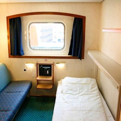 Beispiel Außenkabine POLAR auf der MS Nordlys  – © Hurtigruten