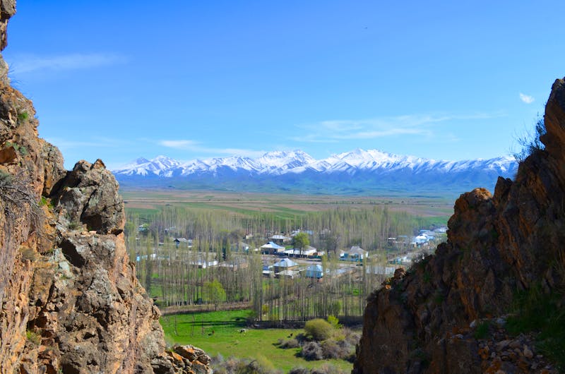 kirgisisches Dorf im Talas-Tal - &copy;aleks22n - stock.adobe.com