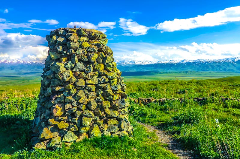 Suusamyr Hochgebirgstal in Kirgisistan - Tienschan-Gebirge - &copy;Aleksandar - stock.adobe.com