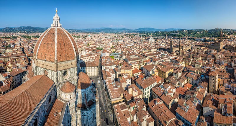 Blick vom Campanile auf Florenz - ©Michael Evans - stock.adobe.com