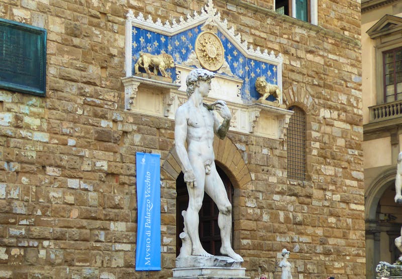 Michelangelos David in Florenz - Galleria dell'Accademia - ©Georg Berger - Eberhardt TRAVEL