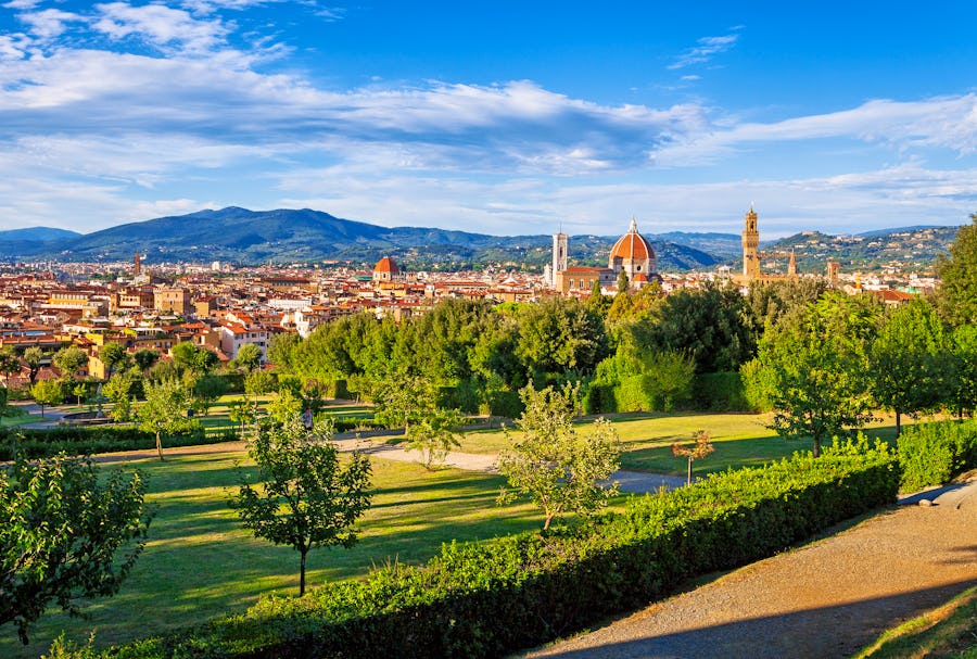 Blick auf Florenz von den Boboli-Gärten – © Ruggiero Scardigno - stock.adobe.com