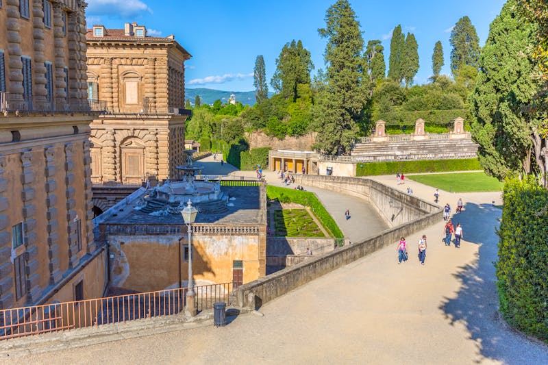 Ausflug zu den Boboli-Gärten am Palazzo Pitti in Florenz - ©Lars Johansson - stock.adobe.com