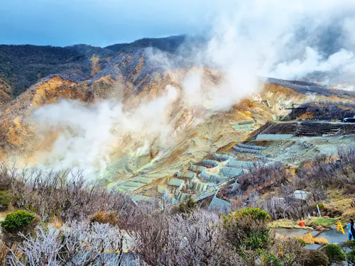 Hakone - Owakudani Kojiri - Heiße Schwefelquellen &ndash; &copy; Katrin Deutschbein - Eberhardt TRAVEL