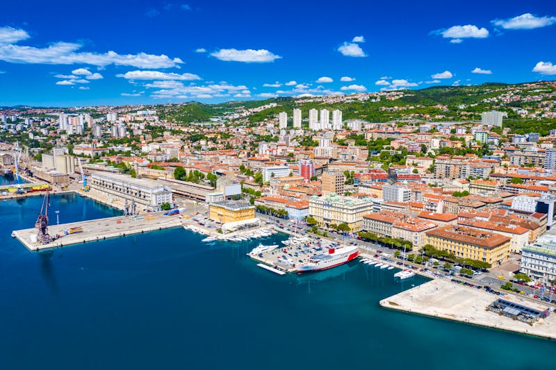 Hafen von Rijeka an der Kvarner Bucht - ©ilijaa - stock.adobe.com