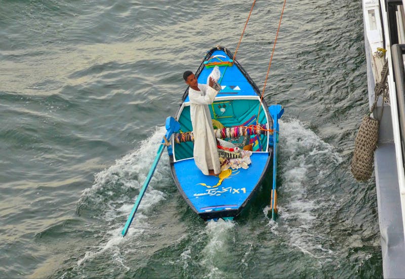 Verkäufer auf dem Nil - ©Kerstin Hugel - Eberhardt TRAVEL