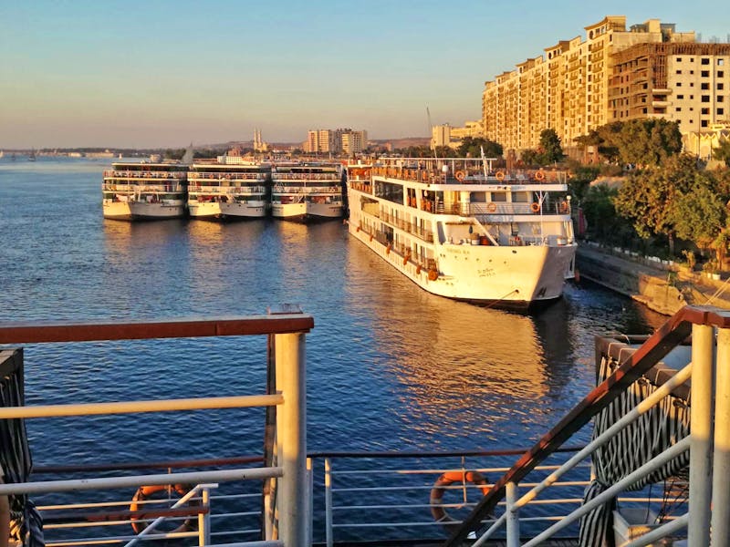 Nilkreuzfahrtschiffe - ©Anne-Katrin Müller - Eberhardt TRAVEL