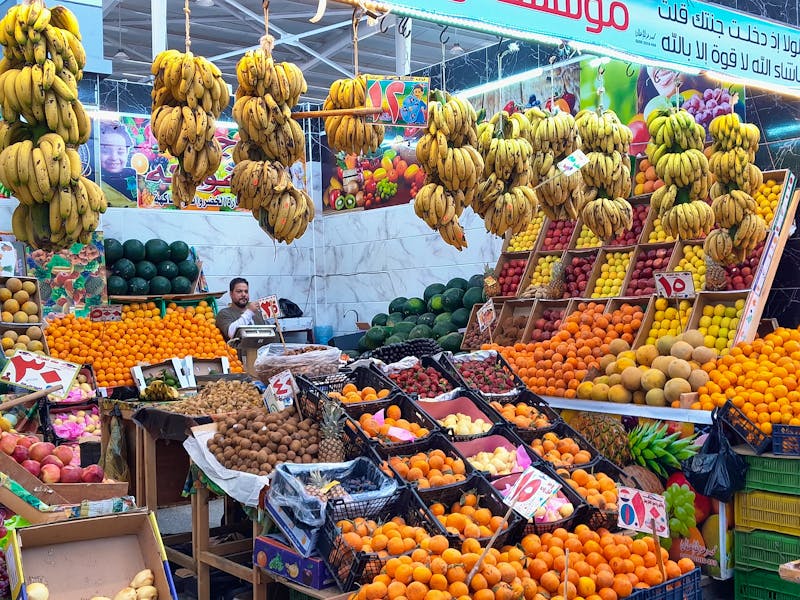 Obstvielfalt auf dem Markt von Hurghada - ©Gina Egenolf - Eberhardt TRAVEL