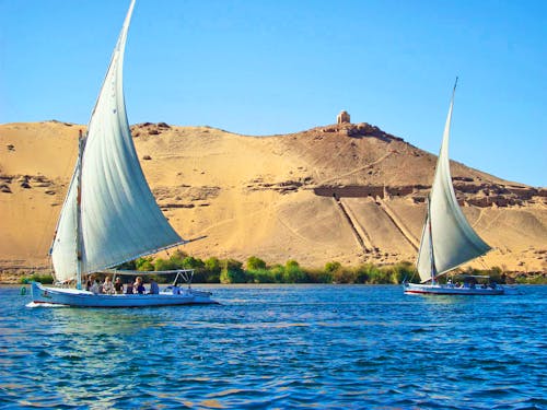 Felukken-Bootsfahrt bei Assuan &ndash; &copy; Claudia Schöpe - Eberhardt TRAVEL