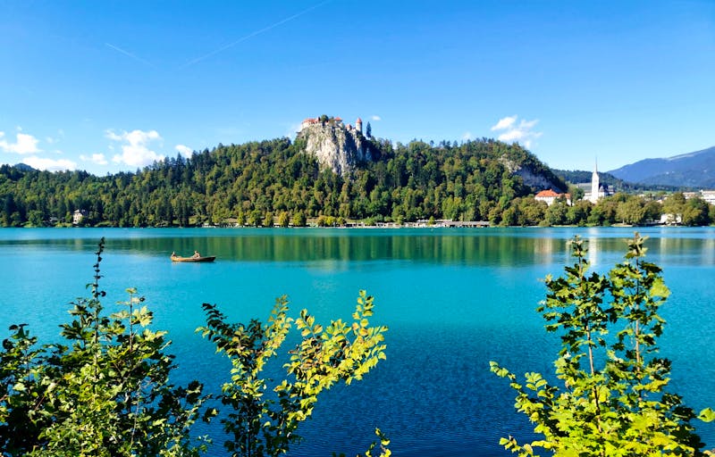 Blick zur Burg von Bled - ©Simone Willner - Eberhardt TRAVEL
