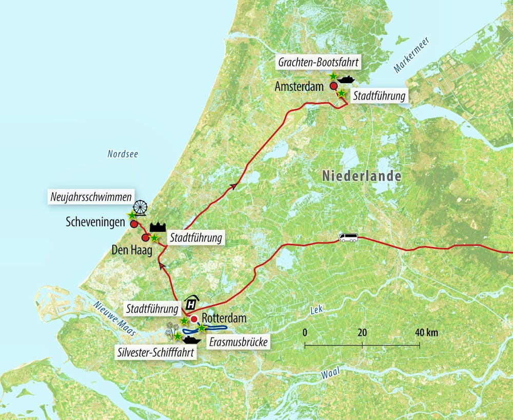 Reisekarte – © Eberhardt TRAVEL