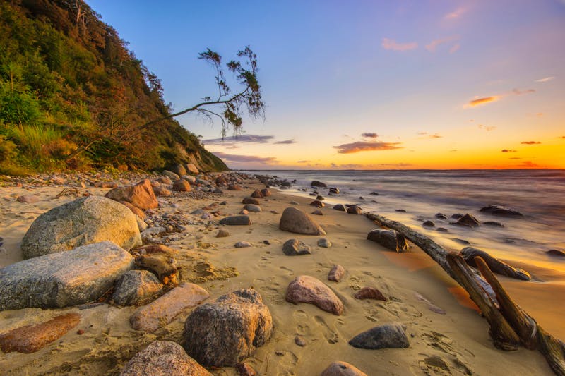 Sonnenuntergang im Nationalpark Wollin - ©Mike Mareen - stock.adobe.com