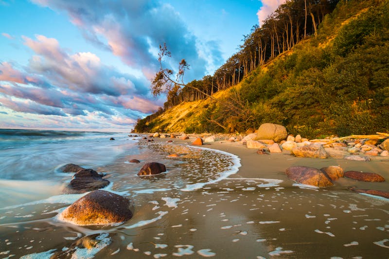 Sonnenuntergang im Nationalpark Wollin - ©Mike Mareen - stock.adobe.com