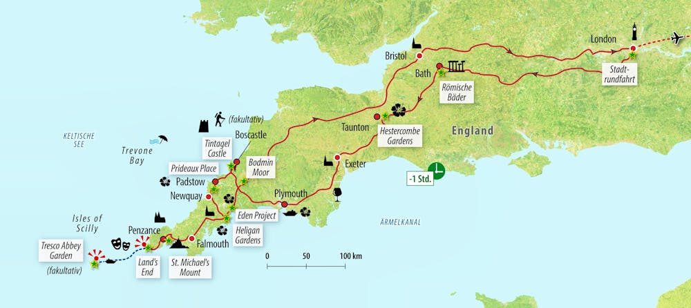 Ihre Reiseroute – © Eberhardt TRAVEL