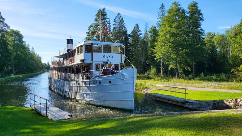 MS Diana in den Schleusen von Sjötorp im Göta-Kanal - ©Franziska Bergmann (Eberhardt TRAVEL)