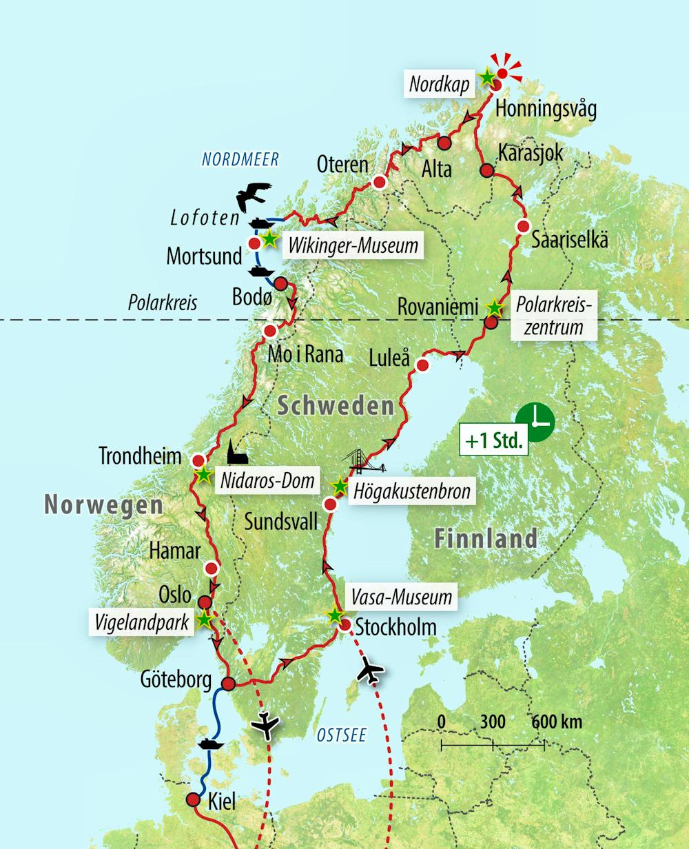 Reisekarte – © Eberhardt TRAVEL