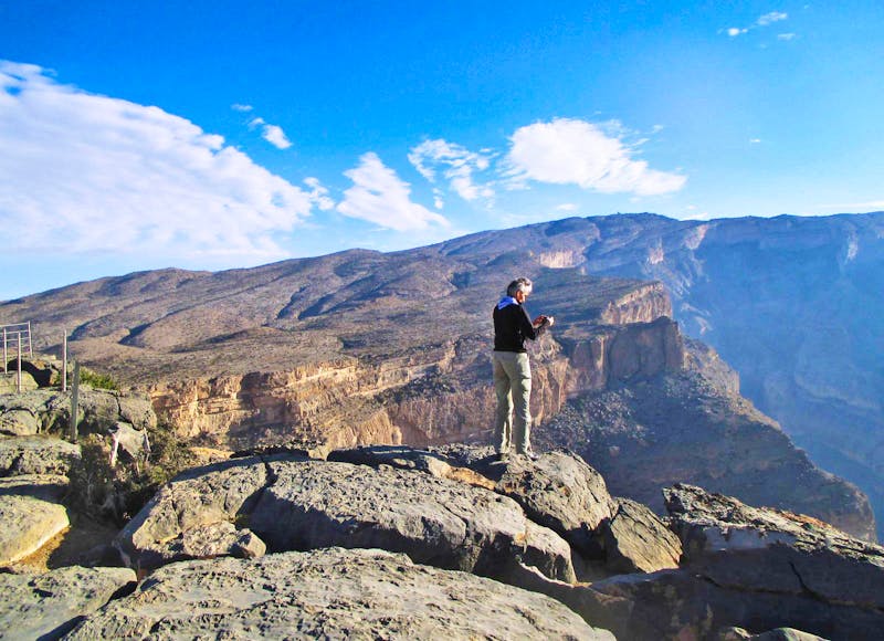Am Jebel Shams im Oman - ©Annett Müller - Eberhardt TRAVEL