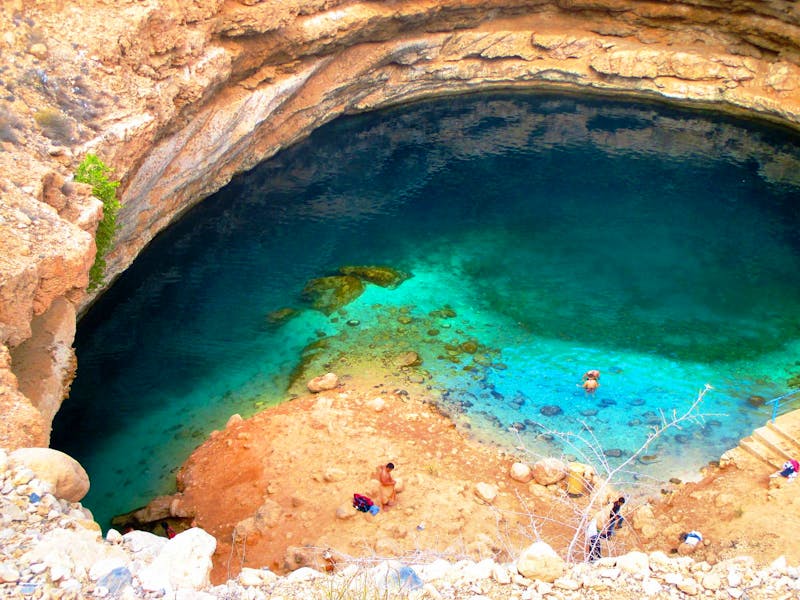 Bimah Sinkhole Badestelle im Oman - ©Annett Müller - Eberhardt TRAVEL