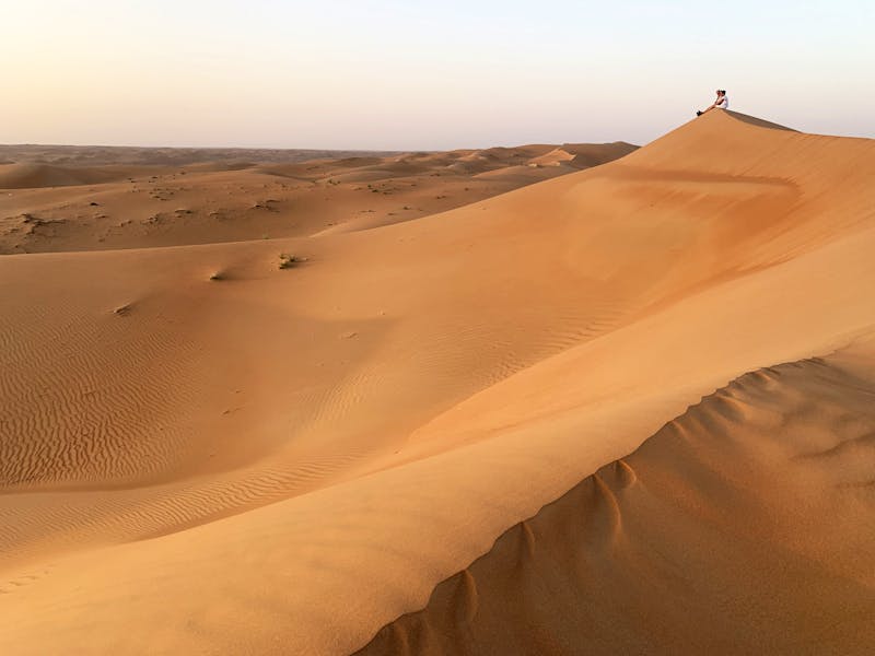 Sonnenuntergang in der Wahiba Sands Wüste - ©Patrick Fritzsche - Eberhardt TRAVEL