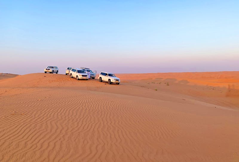 Jeeptour in der Wahiba Sands Wüste - Sonnenuntergang - ©Patrick Fritzsche - Eberhardt TRAVEL