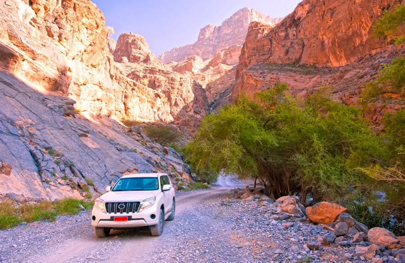 Jeeptour im Oman - bei Wadi Tanuf - ©Anna Skworzowa - stock.adobe.com