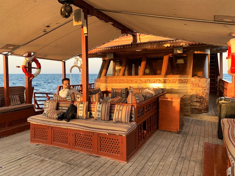 Dhau-Bootsfahrt vor der Küste Muscats - ©Patrick Fritzsche - Eberhardt TRAVEL