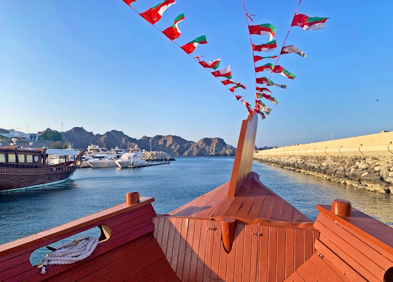 Dhau-Bootsfahrt vor der Küste Muscats - ©Patrick Fritzsche - Eberhardt TRAVEL