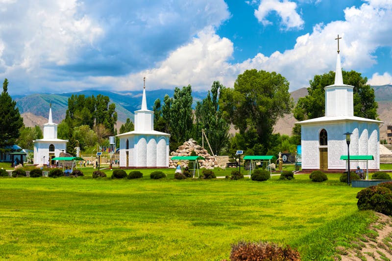 Rukh Ordo Kulturzentrum in Tscholpon-Ata - verschiedene Religionen - &copy;M & G Therin-Weise www.gm-photography.eu / stock.adobe.com