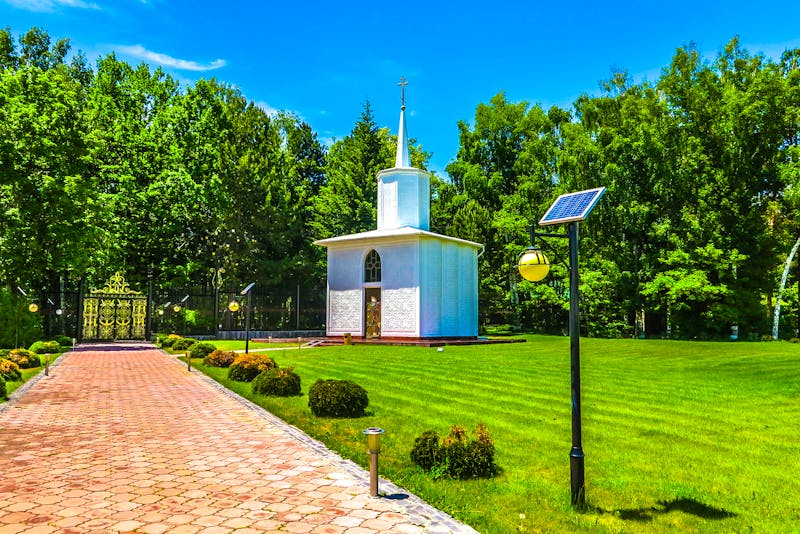 Rukh Ordo Kulturzentrum in Tscholpon-Ata benannt nach Tschingis Aitmatov - &copy;Aleksandar - stock.adobe.com