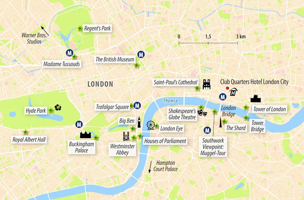 London Stadtkarte – © Eberhardt TRAVEL
