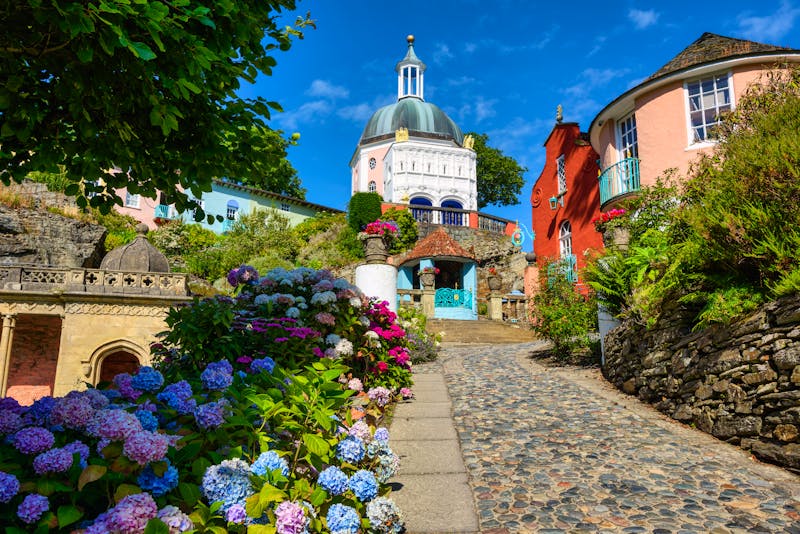 Dorf Portmeirion in Wales  - ©Boris Stroujko - stock.adobe.com