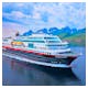 Hurtigruten-Kreuzfahrtschiff MS Trollfjord  – ©  Espen Mills - Hurtigruten