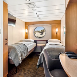 Kabinenbeispiel - Außenkabine Polar O2 auf MS Trollfjord – © Espen Mills - Hurtigruten