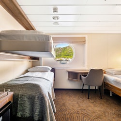 Kabinenbeispiel - Außenkabine Arctic Superior Y auf MS Trollfjord – © Espen Mills - Hurtigruten