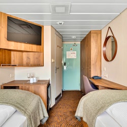 Kabinenbeispiel - Außenkabine Arctic Superior U2 auf MS Trollfjord – © Espen Mills - Hurtigruten