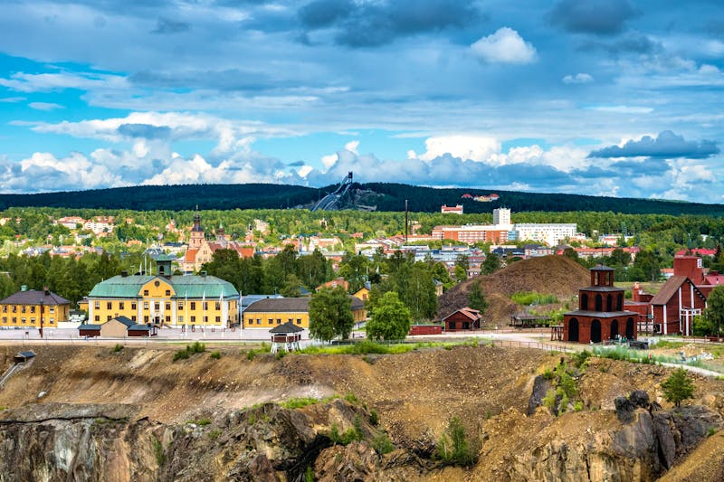 Bergbaustadt Falun in Dalarna - Schweden - &copy;Magnus - stock.adobe.com