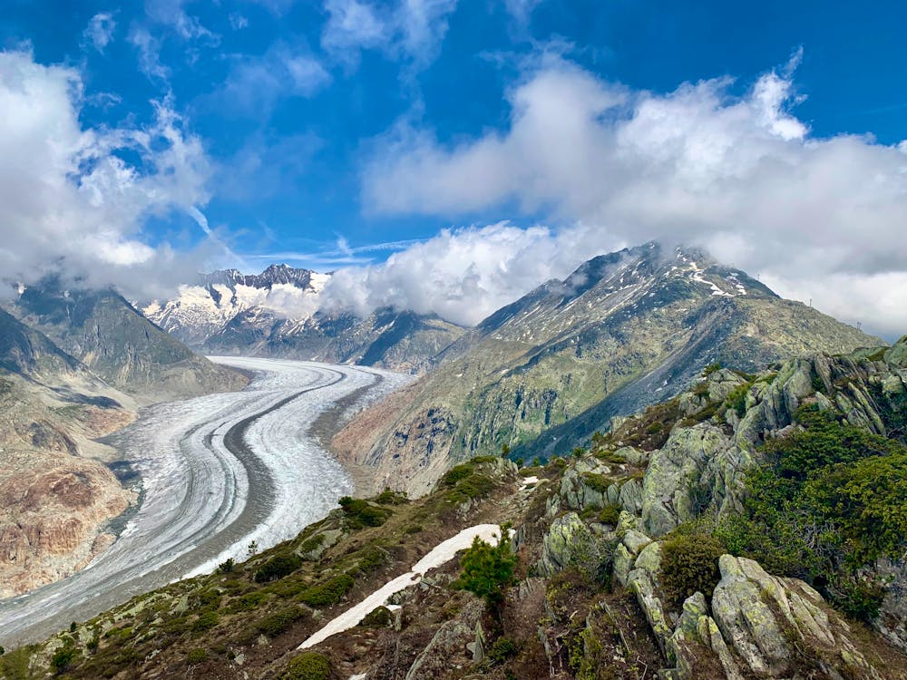 Blick auf den Aletschgletscher  &ndash; &copy; hachri - stock.adobe.com