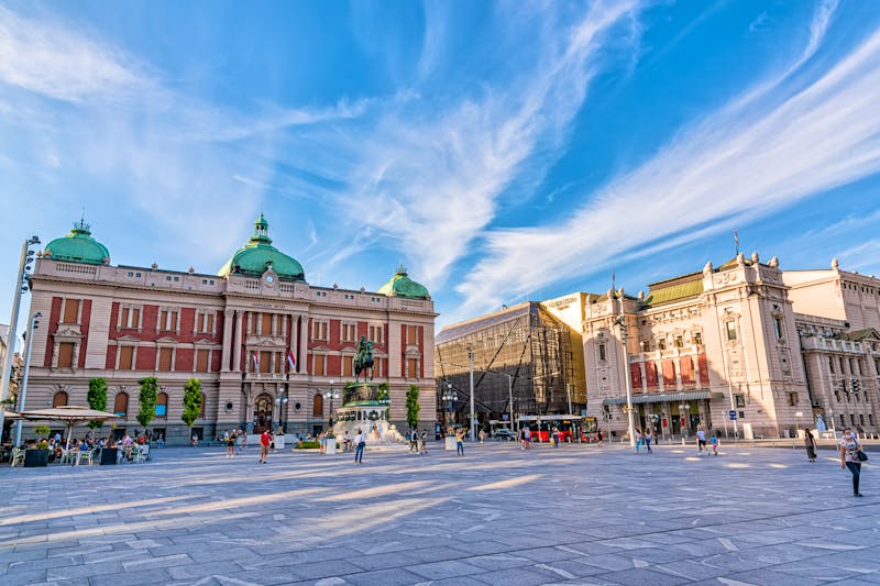  Platz der Republik in Belgrad - ©nedomacki - stock.adobe.com